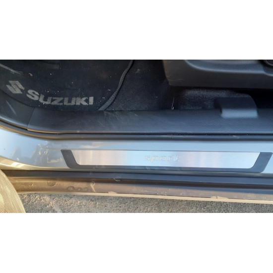 Накладки на пороги (4 шт.) Sport для Suzuki SX4 2006-2013рр