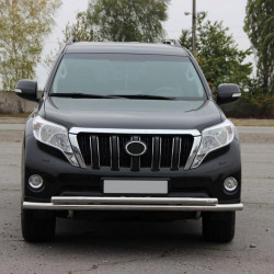 Передній захист ST014 (нерж) 60/42 мм для Toyota Land Cruiser Prado 150