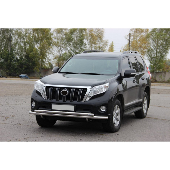 Передній захист ST014 (нерж) 60/42 мм для Toyota Land Cruiser Prado 150