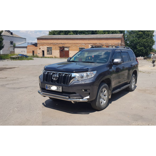 Передній захист ST014 (нерж) 60/42 мм для Toyota Land Cruiser Prado 150