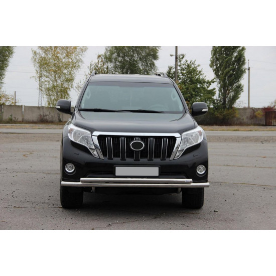 Передній захист ST014 (нерж) 60/60 мм для Toyota Land Cruiser Prado 150