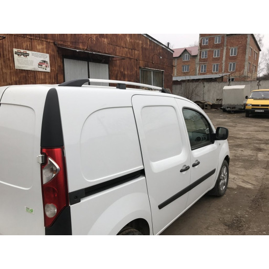 Рейлінги хром Стандартна база, Пластикові ніжки для Renault Kangoo 2008-2020 рр