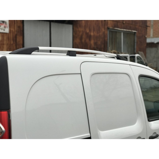 Рейлінги хром Максі база, Пластикові ніжки для Renault Kangoo 2008-2020 рр