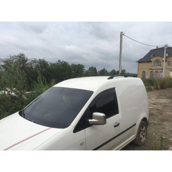 Рейлінги Чорні Максі, Пластикові ніжки для Volkswagen Caddy 2004-2010 рр