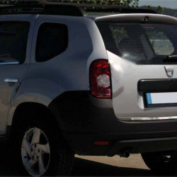 Кромка багажника (нерж.) Carmos - Турецька сталь для Dacia Duster 2008-2018 рр