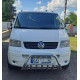 Накладки на дзеркала (2 шт) Carmos - Хромований пластик для Volkswagen T5 Transporter 2003-2010 рр