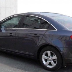 Повна окантовка вікон (для версії Sedan, нерж.) для Chevrolet Cruze 2009-2015 рр