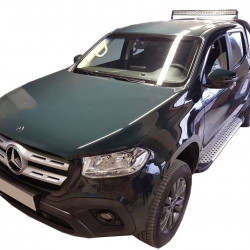 Бокові пороги Allmond Grey (2 шт., алюміній) для Mercedes X class