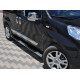 Бічні труби Ø70 (2 шт., Нерж.) для Fiat Fiorino/Qubo 2008-2024 рр