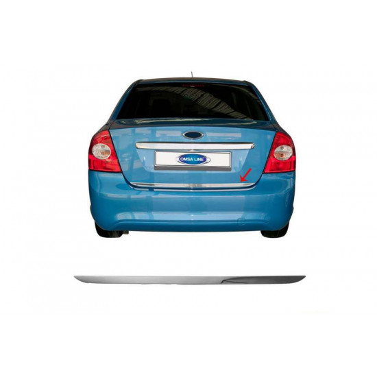 Кромка багажника (Sedan, нерж.) для Ford Focus II 2008-2011 рр