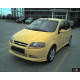 Накладка на передній бампер (під фарбування) для Chevrolet Aveo T200 2002-2008 рр