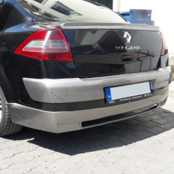 Задня накладка на бампер (під фарбування) для Renault Megane II 2004-2009 рр