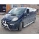 Кенгурятник WT003-4 (нерж.) З написом для Opel Vivaro 2001-2015 рр