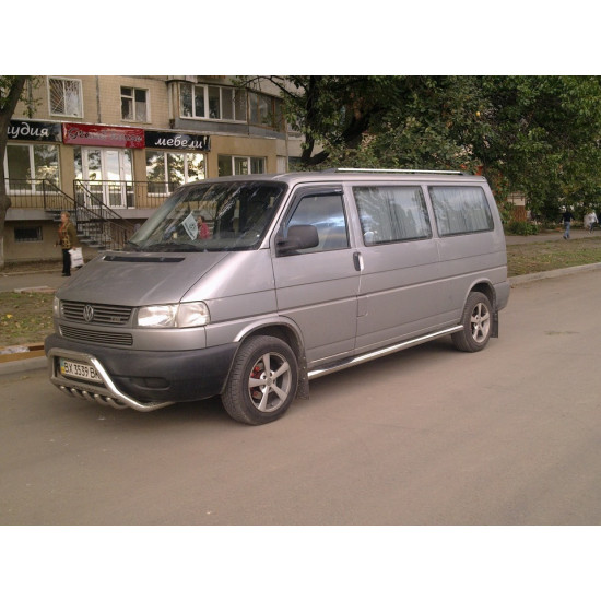 Бічні труби (2 шт., нерж.) 70мм, Довга база для Volkswagen T4 Caravelle/Multivan