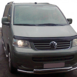 Нижня подвійна губа 60 / 48мм (нерж) 60 на 60мм для Volkswagen T5 Multivan 2003-2010 рр