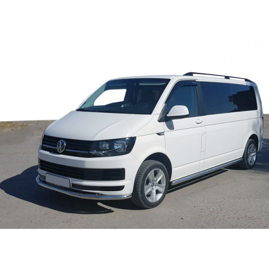 Нижня одинарна губа ST008 (нерж) 51 мм для Volkswagen T6 Нижня одинарна губа ST008 (нерж) 51 мм для Volkswagen T6