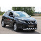 Передній захист ST015 (нерж) для Nissan Qashqai 2007-2010 рр