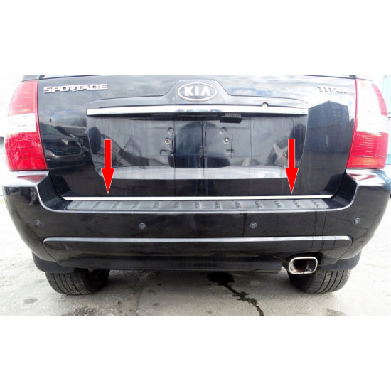 Кромка багажника (нерж.) для Kia Sportage 2004-2010 рр