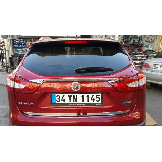 Кромка багажника (нерж.) Carmos - Турецька сталь для Nissan Qashqai 2014-2021рр