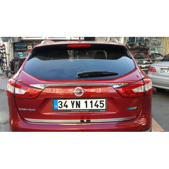 Кромка багажника (нерж.) Carmos - Турецька сталь для Nissan Qashqai 2014-2021рр