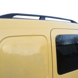 Рейлінги Чорні Стандартна база, Чавунні ніжки для Renault Kangoo 1998-2008 рр
