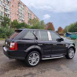 Молдинг на дверні стійки (нерж) для Range Rover Sport 2005-2013рр