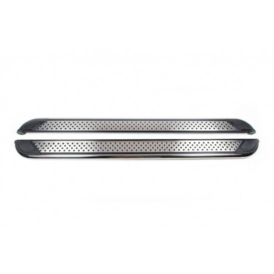 Бокові пороги Maydos V2 (2 шт., алюміній -2024 нерж) для Range Rover IV L405 2013-2021 рр Бокові пороги Maydos V2 (2 шт., алюміній -2024 нерж) для Range Rover IV L405 2013-2021 рр