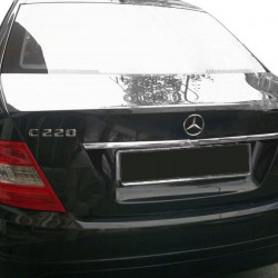 Хром планка над номером (нерж) для Mercedes C-class W204 2007-2015рр