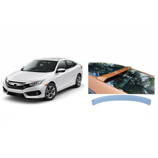 Спойлер Заднього скла Niken V4 (під фарбування) для Honda Civic Sedan X 2016-2021 рр