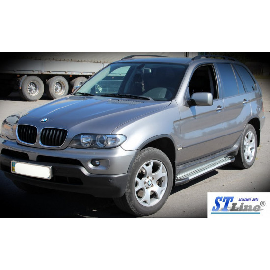 Бічні труби Special (2 шт., нерж) для BMW X5 E-53 1999-2006 рр