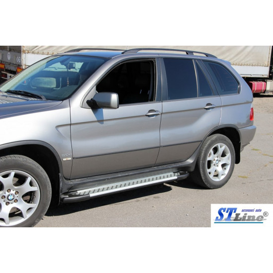 Бічні труби Special (2 шт., нерж) для BMW X5 E-53 1999-2006 рр