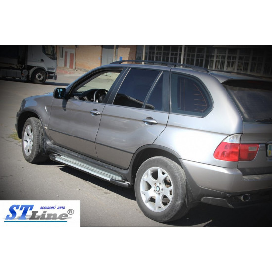 Бічні труби Special (2 шт., нерж) для BMW X5 E-53 1999-2006 рр