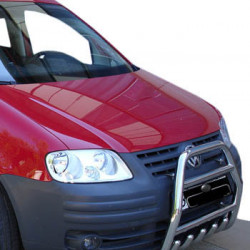 Кенгурятник QT007 (нерж) для Volkswagen Caddy 2004-2010 рр