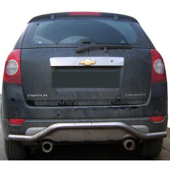 Задня дуга AK008 (нерж.) для Chevrolet Captiva 2006-2019рр