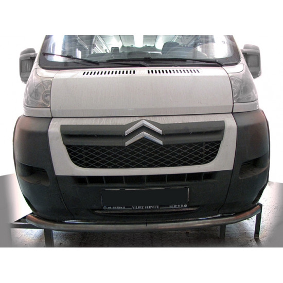 Передня дуга ST008 (нерж.) для Peugeot Boxer 2006-2024 та рр