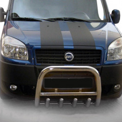 Передня дуга QT006 (нерж.) для Fiat Doblo I 2005-2010 рр