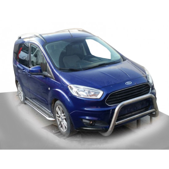 Передній захист WT005 (нерж) для Ford Courier 2014-2023 рр