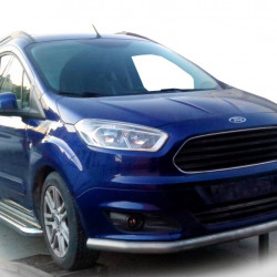 Передній захист ST008 (нерж) для Ford Courier 2014-2023 рр