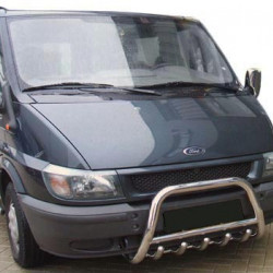 Кенгурятник WT003 (2000-2006, нерж.) для Ford Transit рр