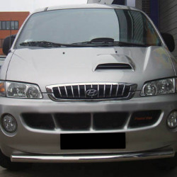 Передній захист ST008 (нерж.) для Hyundai H200, H1, Starex 1998-2007 рр