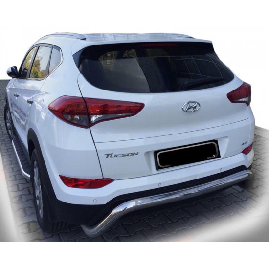 Задня дуга AK007 (нерж.) для Hyundai Tucson TL 2016-2021рр