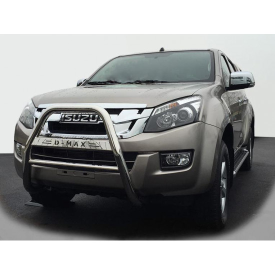 Передній захист QT008 (нерж.) для Isuzu D-Max 2011-2019 рр