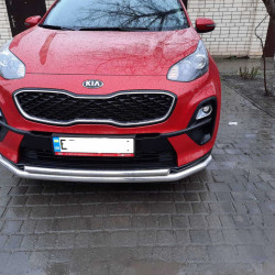 Передній захист ST014 (нерж) для Kia Sportage 2015-2021 рр