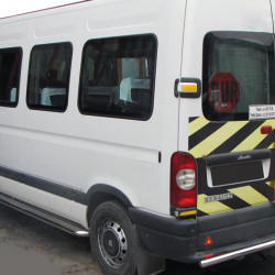 Задня дуга AK002 (нерж.) для Opel Movano 2004-2010 рр