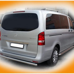 Задній захист AK002 (нерж.) для Mercedes Vito / V-class W447 2014-2024 рр