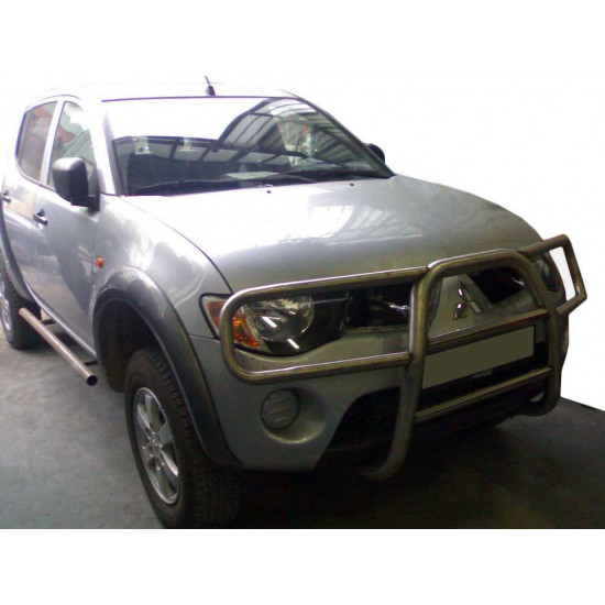 Кенгурятник WT025 (нерж.) для Mitsubishi L200 2006-2015 рр