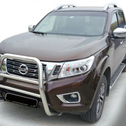 Кенгурятник WT018 (нерж) для Nissan Navara/NP300 2016-2024