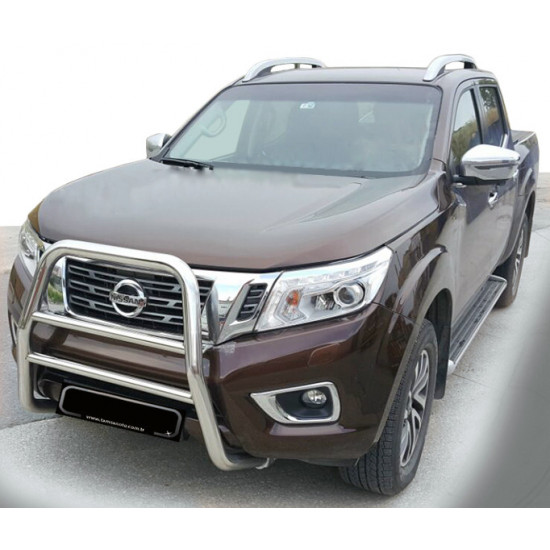 Кенгурятник WT018 (нерж) для Nissan Navara/NP300 2016-2024