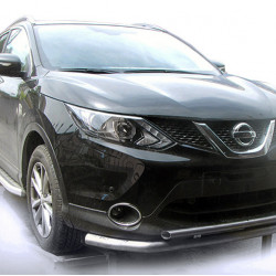 Передній захист ST014 (нерж) для Nissan Qashqai 2014-2021рр