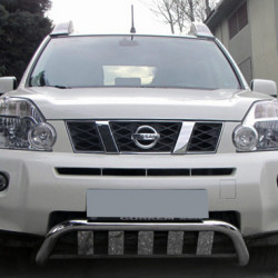 Передній захист WT009 (нерж) для Nissan X-trail T31 2007-2014рр